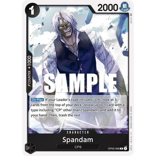 Spandam (OP03 - 086) [Pillars of Strength] - PokéBox Australia
