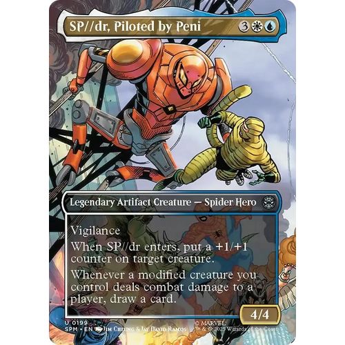 SP//dr, Piloted by Peni (Borderless) (199) (Marvel's Spider - Man) - PokéBox Australia