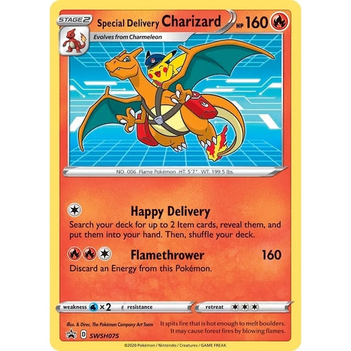Special Delivery Charizard - SWSH075 (SWSH075) (SWSH: Sword & Shield Promo Cards) - PokéBox Australia