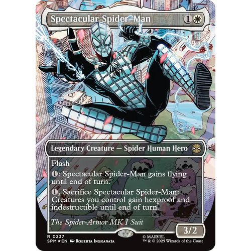 Spectacular Spider - Man (0237) (Borderless) (Textured Foil) (237) (Marvel's Spider - Man) - PokéBox Australia