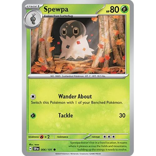 Spewpa (006/191) [SV08: Surging Sparks] - PokéBox Australia