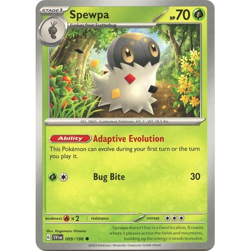 Spewpa (009/198) [SV01: Scarlet & Violet Base Set] - PokéBox Australia
