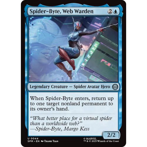 Spider - Byte, Web Warden (44) (Marvel's Spider - Man) - PokéBox Australia
