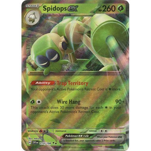 Spidops ex (019/198) [SV01: Scarlet & Violet Base Set] - PokéBox Australia
