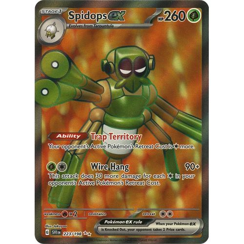 Spidops ex (223/198) [SV01: Scarlet & Violet Base Set] - PokéBox Australia