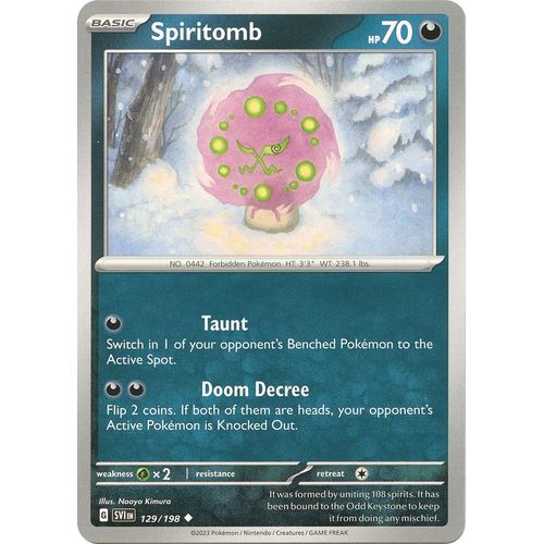 Spiritomb (129/198) [SV01: Scarlet & Violet Base Set] - PokéBox Australia