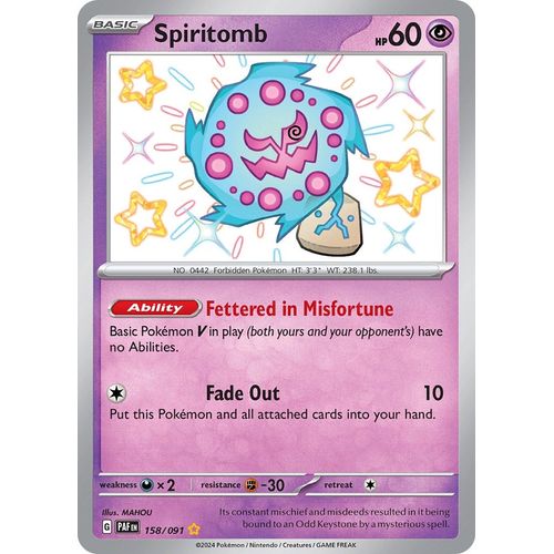 Spiritomb (158/091) [SV: Paldean Fates] - PokéBox Australia