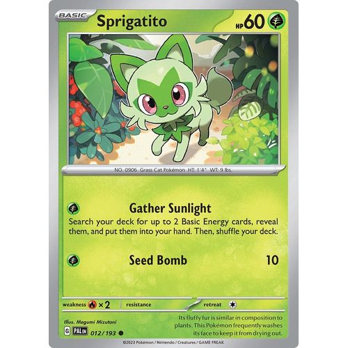 Sprigatito (012/193) [SV02: Paldea Evolved] - PokéBox Australia