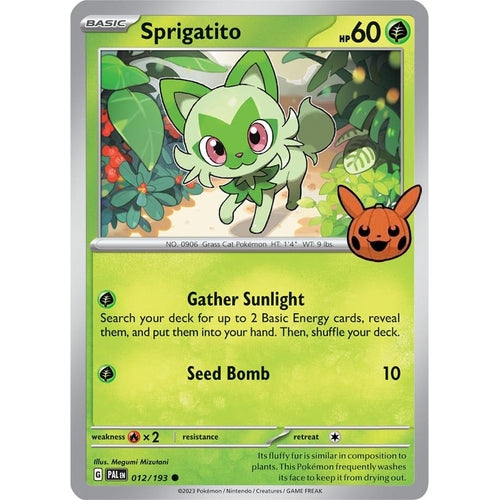 Sprigatito (012/193) (Trick or Trade BOOster Bundle 2024) (TTBB24) - PokéBox Australia