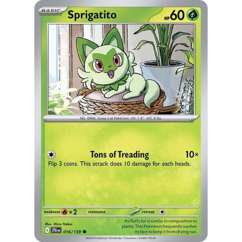 Sprigatito (016/159) (SV09: Journey Together) - PokéBox Australia
