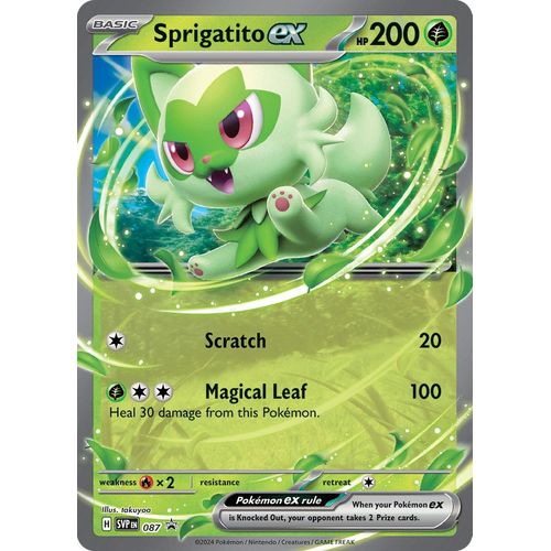 Sprigatito ex - 087 (087) (SV: Scarlet & Violet Promo Cards) - PokéBox Australia