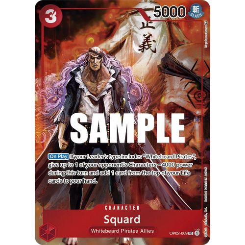 Squard (Box Topper) (OP02 - 009) [Paramount War] - PokéBox Australia