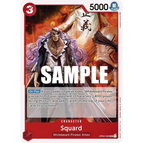 Squard (OP02 - 009) [Paramount War] - PokéBox Australia