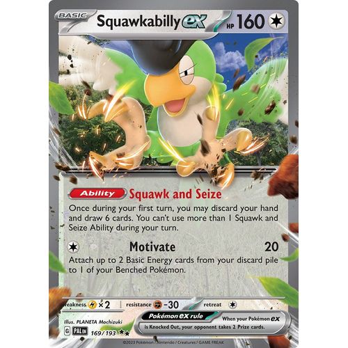 Squawkabilly ex (169/193) [SV02: Paldea Evolved] - PokéBox Australia