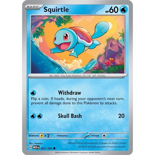 Squirtle (007/165) [SV: Scarlet & Violet 151] - PokéBox Australia