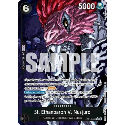 St. Ethanbaron V. Nusjuro (Alternate Art) (OP13 - 080) (Carrying On His Will) - PokéBox Australia