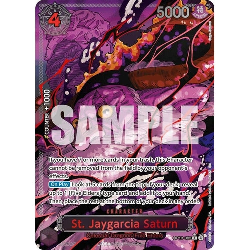 St. Jaygarcia Saturn (Parallel) (OP13 - 083) (Carrying On His Will) - PokéBox Australia