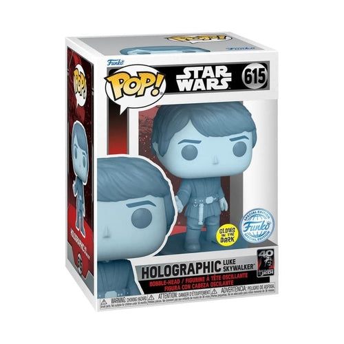 Star Wars: Return of the Jedi 40th Anniversary - Holo Luke Glow US Exclusive Pop! Vinyl - PokéBox Australia
