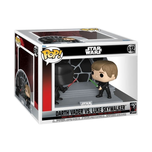 Star Wars: Return of the Jedi 40th Anniversary - Luke vs Vader Pop! Moment - PokéBox Australia