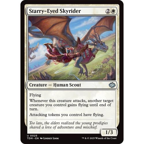 Starry - Eyed Skyrider (25) (Tarkir: Dragonstorm) - PokéBox Australia