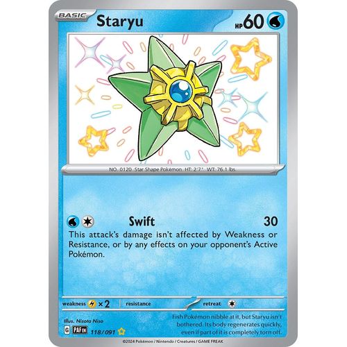 Staryu (118/091) [SV: Paldean Fates] - PokéBox Australia