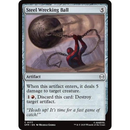 Steel Wrecking Ball (177) (Marvel's Spider - Man) - PokéBox Australia