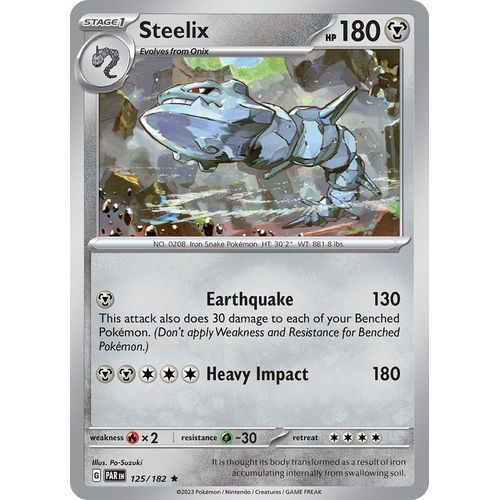 Steelix (125/182) [SV04: Paradox Rift] - PokéBox Australia