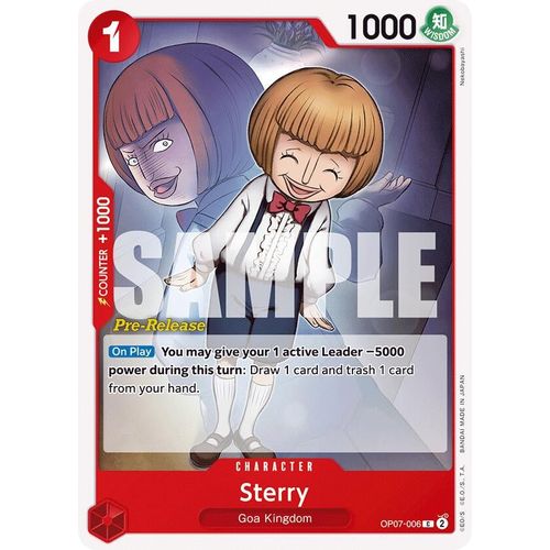 Sterry (OP07 - 006) [500 Years in the Future Pre - Release Cards] - PokéBox Australia