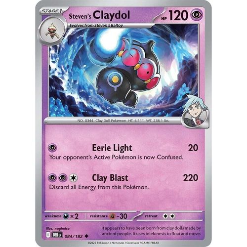 Steven's Claydol (084/182) (SV10: Destined Rivals) - PokéBox Australia