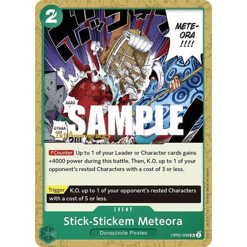 Stick - Stickem Meteora (OP05 - 039) [Awakening of the New Era: 1st Anniversary Tournament Cards] - PokéBox Australia