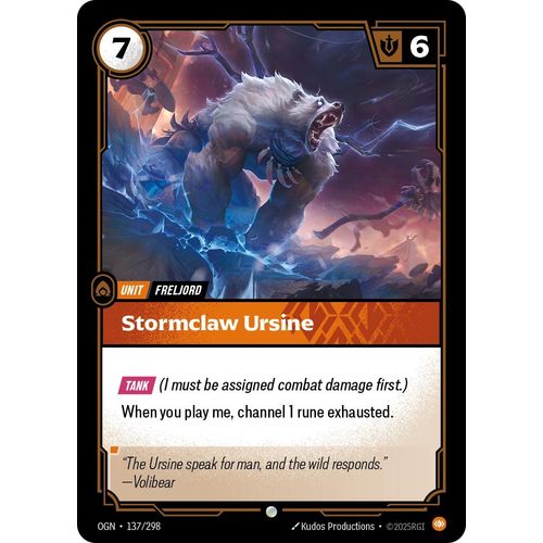 Stormclaw Ursine (137/298) (Origins) - PokéBox Australia