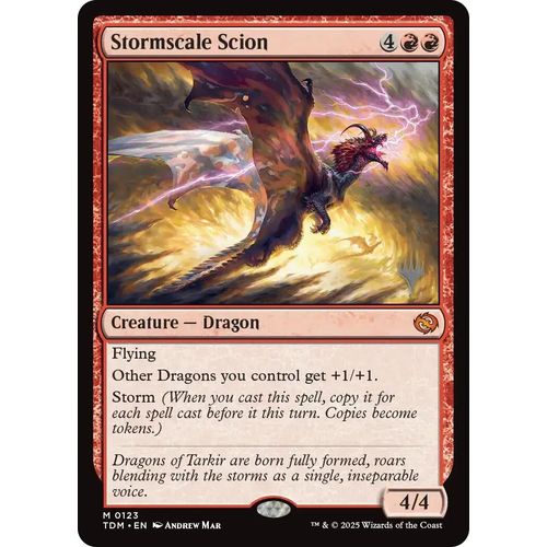 Stormscale Scion (123) (Promo Pack: Tarkir: Dragonstorm) - PokéBox Australia