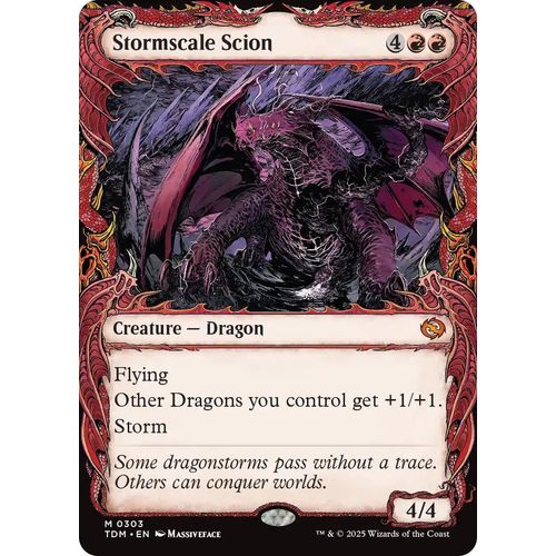 Stormscale Scion (Showcase) (303) (Tarkir: Dragonstorm) - PokéBox Australia