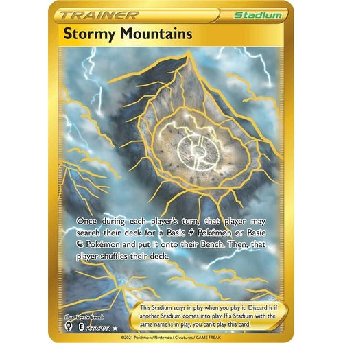 Stormy Mountains (Secret) (232/203) (SWSH07: Evolving Skies) - PokéBox Australia