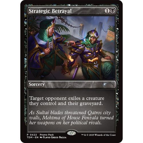 Strategic Betrayal (422) (Promo Pack: Tarkir: Dragonstorm) - PokéBox Australia