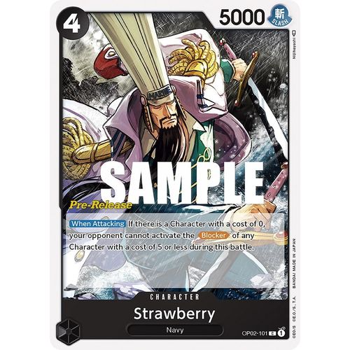 Strawberry (OP02 - 101) [Paramount War Pre - Release Cards] - PokéBox Australia