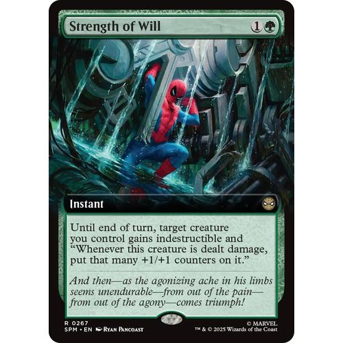 Strength of Will (Extended Art) (267) (Marvel's Spider - Man) - PokéBox Australia