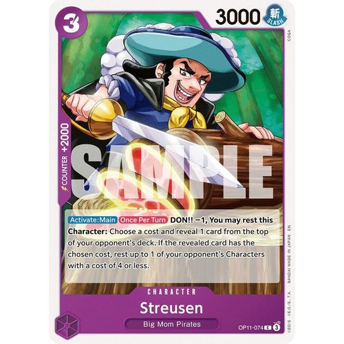 Streusen (OP11 - 074) [A Fist of Divine Speed] - PokéBox Australia