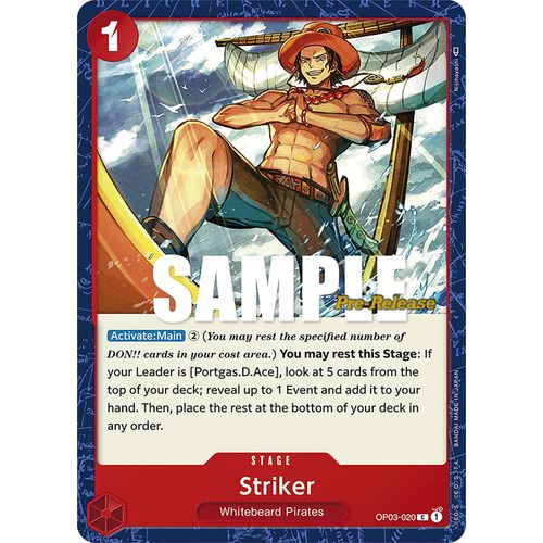 Striker (OP03 - 020) [Pillars of Strength Pre - Release Cards] - PokéBox Australia