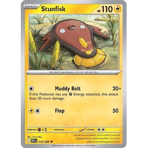 Stunfisk (035/086) (SV: White Flare) - PokéBox Australia