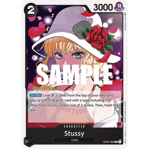 Stussy (OP04 - 084) [Kingdoms of Intrigue Pre - Release Cards] - PokéBox Australia