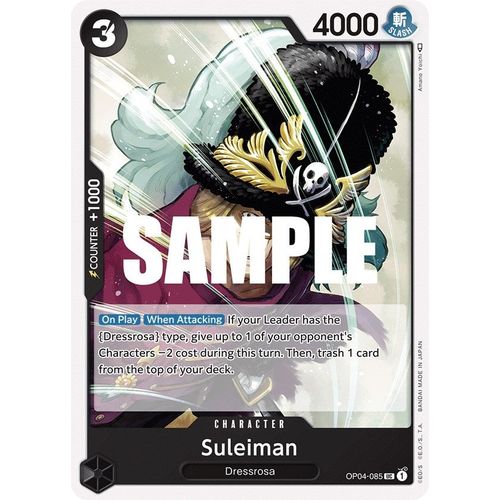 Suleiman (OP04 - 085) [Kingdoms of Intrigue] - PokéBox Australia