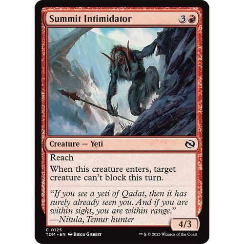 Summit Intimidator (125) (Tarkir: Dragonstorm) - PokéBox Australia