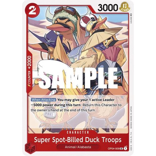 Super Spot - Billed Duck Troops (OP04 - 009) [Kingdoms of Intrigue] - PokéBox Australia