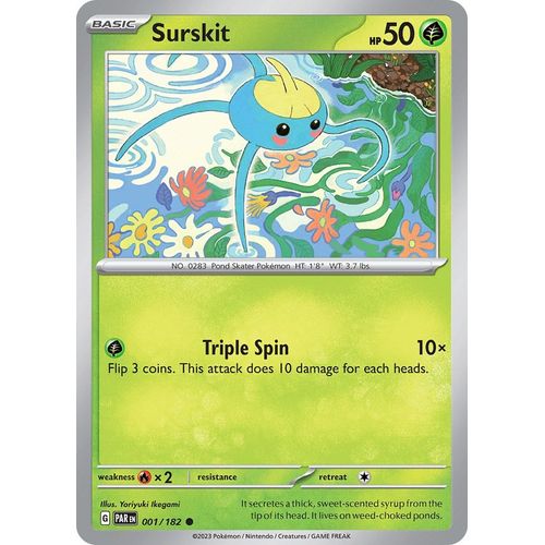 Surskit (001/182) [SV04: Paradox Rift] - PokéBox Australia