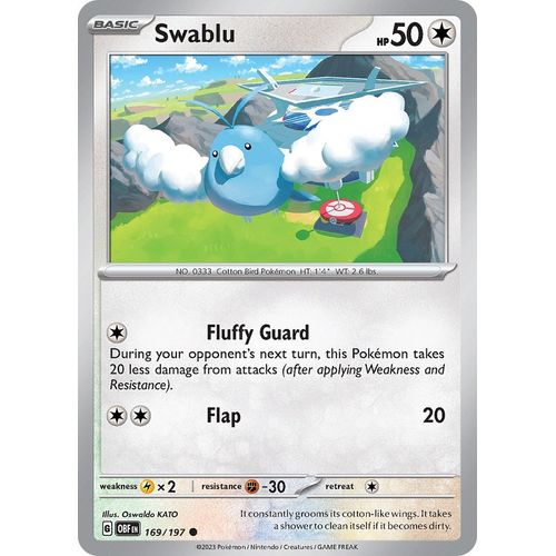 Swablu (169/197) [SV03: Obsidian Flames] - PokéBox Australia