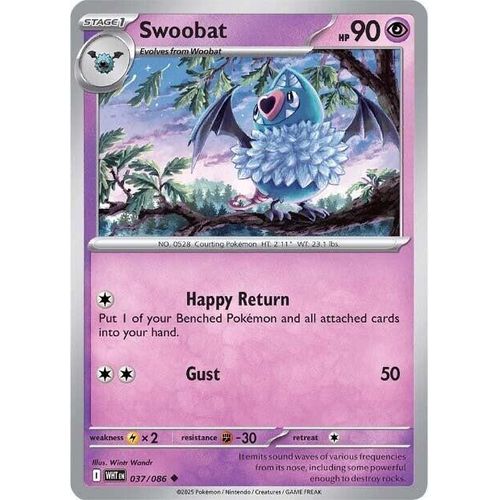 Swoobat (037/086) (SV: White Flare) - PokéBox Australia