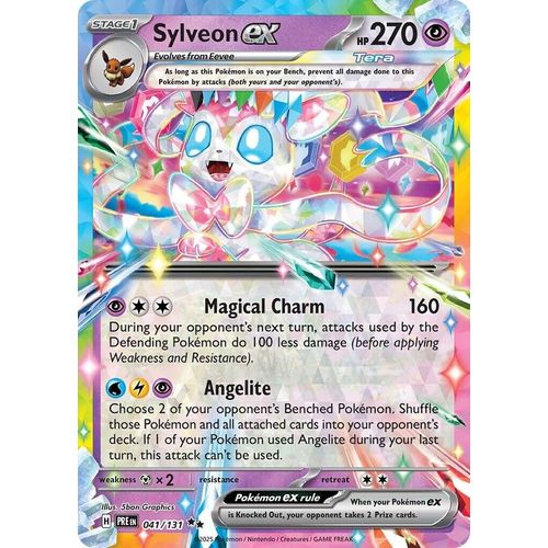 Sylveon ex (041/131) [SV: Prismatic Evolutions] - PokéBox Australia