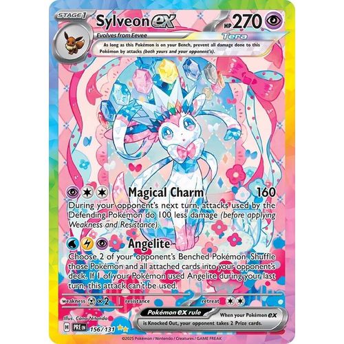 Sylveon ex (156/131) [SV: Prismatic Evolutions] - PokéBox Australia