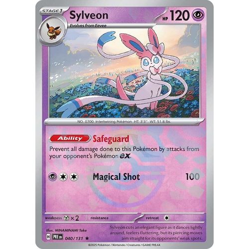 Sylveon (Master Ball Pattern) (040/131) [SV: Prismatic Evolutions] - PokéBox Australia
